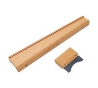Raspador con abrazadera para el diapasón del violín, juego de herramientas de reparación para violín con soporte de madera de arce y raspador de acero de alta velocidad para