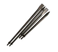 Raspador de 350 mm y 450 mm, cinceles de martillo neumático de cuello redondo, cinceles planos y puntiagudos para hormigón, martillo neumático