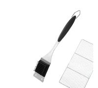 Raspador de acero - Kit de limpieza para barbacoa | Limpiador de rejilla de parrilla, cepillo de metal para barbacoa de carbón, parrillas eléctricas, parrillas de gas, depurador de acero inoxidable, p