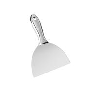 Raspador de boca plana de acero inoxidable, perfecto para paredes lisas, rascado, trabajo, masilla, cuchillo para juntas