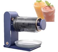 Raspador de hielo eléctrico con forma de copo de nieve, máquina para hacer hielo raspado, batidora, trituradora de hielo eléctrica, recargable por USB,Purple