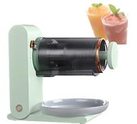 Raspador de hielo eléctrico con forma de copo de nieve, máquina para hacer hielo raspado, batidora, trituradora de hielo eléctrica, recargable por USB,Green