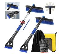 raspador de Hielo extraíble,rascador Hielo Parabrisas Coche,rascador Cristales Coche,Quita Hielo Coche,rasqueta Coche Extensible,rascador Hielo Coche Largo