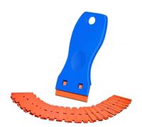 Raspador de incluye 20 piezas de cuchillas de afeitar de plástico, Raspador de ventana, Rasquetas Rascador,para quitar etiquetas adhesivas, raspar pegatinas de vidrio, etiquetas, calcomanías