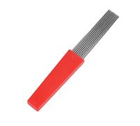 Raspador de instrumentos de percusión, ligero, multiusos, de acero inoxidable, raspador de cepillo Guiro para fiestas