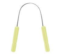 Raspador de lengua de metal, dispositivo portátil para un aliento refrescante, rascador de limpieza de lengua fácil de usar para el hogar, viajes, hotel, apartamento, dormitorio y otros
