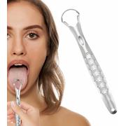Raspador de lengua de metal - rascado- lengua de metal para adultos y limpiador, limpiador de | Herramienta de higiene bucal difícil, limpiador de lenguas para,