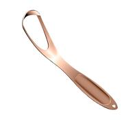 Raspador de lengua - Limpiador de lengua en forma de abanico de acero inoxidable de 5,71 pulgadas | Rascador bucal antideslizante ergonómico, higiene bucal reutilizable para el baño diario de adultos