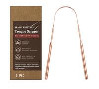 Raspador De Lengua | Limpiador En Forma De U - Herramienta Para La Lengua | Para Viaje Hogar Baño Cuidado Higiene Salud Mal Aliento