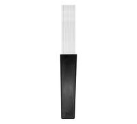 Raspador de metal Guiro - Metal de 27,6x3,75 cm, raspador de pincel latino, herramienta de percusión estilo peine | ideal para uso antideslizante a prueba de herrumbre.