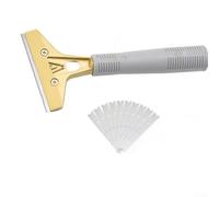 Raspador de para Azulejos, para herramienta Manual con Mango Ergonómico y Cuchillas de para acero, para ideal para Suelos Paredes Juntas y Vidrio