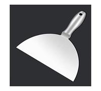 Raspador de pared Cuchillo for masilla Cuchillo for masilla de acero inoxidable, herramienta raspadora de metal for paneles de yeso, masilla, calcomanías, papel tapiz, hornear, masilla, parchar y pint