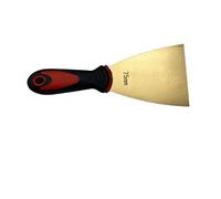Raspador de pared Espátula for masilla Espátula de cobre, hoja flexible for paneles de yeso, masilla, calcomanías, papel tapiz, horneado, masilla, parcheo y pintura, 50 mm (Size : 75mm)