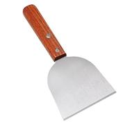 Raspador de parrilla para obleas, raspador de parrilla - Turner Humburger de acero inoxidable | Raspador de barbacoa con borde bisel
