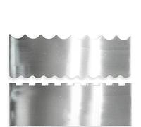 Raspador de pasteles, 2 piezas de cortador de pasteles, herramientas de decoración de pasteles de crema de mousse, herramientas de fondant para tartas más suaves