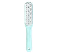 Raspador de pies, pedicura pie archivo removedor de callos para pies, acero inoxidable escofina buffer Grinder para piel muerta, azul