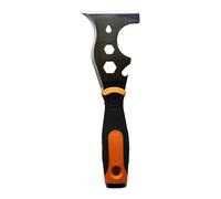 Raspador de pintura de acero inoxidable 16 en 1 - Removedor de papel pintado resistente | Cuchillo versátil para quitar pintura y reparar paredes, uñas, suelos, polvo y como