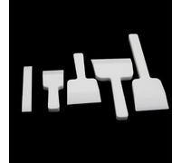 Raspador de PTFE-1 Uds. Raspador Flat de Material for uso en laboratorio, alta temperatura y(60x140x11mm)