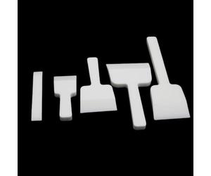 Raspador de PTFE-1 Uds. Raspador Flat de Material for uso en laboratorio, alta temperatura y(60x140x11mm)