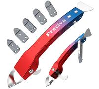 Raspador de silicona,Preciva 4 en 1, lechada de silicona de color degradado más suave con cabeza de acero inoxidable, kit de raspador de lechada para azulejos, herramienta perfecta para baño/cocina