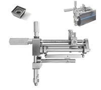 Raspador De Tuberías Rotativo Manual, Cepillador De Bordes De Tuberías De Aleación De Aluminio, Rango De Aplicación De 63-400 Mm, Ideal Para Uso Doméstico Y Profesional En Soldadura.
