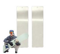 Raspador genérico para Snowboard - 2 piezas portátil de acero inoxidable herramienta de esquí | raspador para snowboard | para deportes esquí bicicleta al aire libre jardinería casa viaje nieve