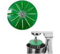 Raspador mezclador de silicona con protector contra salpicaduras para batidoras de pie de 4.5 cuartos y 5 cuartos de galón, diseño flexible que se adapta a cuencos para empujar los ingredientes hacia