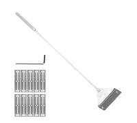 Raspador Para Vidrio De Acuario - Limpieza con Mango Largo de Acero Inoxidable | Rascador de Barro y Limpiacristales para Acuario -, Musgo, Residuos, Sarro, Agua Salada, Hogares, Cuidadores