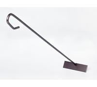 Raspador Rastrillo de Cenizas Chimenea Barbacoa Hierro Negro 65 Largo 12x3,5cm Escoba