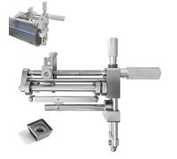 Raspador rotatorio manual para tubos de PE, cepilladora de bordes para tuberías de aleación de aluminio de 63-400 mm con cabezal de corte, pelador de tubos, diseño de polea auxiliar multipunto