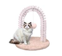 Raspadores para gatos | Inodoro para mascotas de interior | Arco frotando Poste depilador rascador Juguetes para mascotas para carreras pequeñas de viaje aburrido