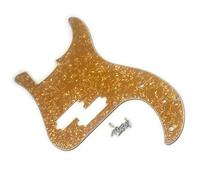 Raspar para Bass Eléctrico 3 Pliegues 11 Agujeros Reemplazo Pickguard 4 Cuerdas Accesorio Bajo Eléctrico