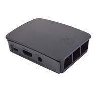 RASPBERRY 9098138 - Caja para RASPBERRY OFICIAL PI 3, Negro y Gris