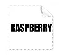 Raspberry Fruit Nombre alimentos gafas paño de limpieza limpiador de la pantalla del teléfono 5 piezas regalo