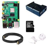 Raspberry Pi 3 1 GB RAM 1.2 GHz Quad-Core de 64 bits 16 GB Clase 10 KODI OpenELEC media center Kit última negro