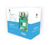 Raspberry Pi 5 8 GB Starter Kit con Caja ventilada, alimentación USB-C de 27 W, Cable Micro-HDMI a HDMI Oficiales y Micro-SD Noobs de 32 GB