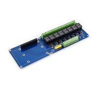 Raspberry Pi Expansion Board 8-Channel Relays Loads up to 5A 250V AC or 5A 30V DC for Pi A+/B+/2B/3B/3B+/4B SPDT-NO,NC Contact Form 6mA per Channel Supports Jetson Nano