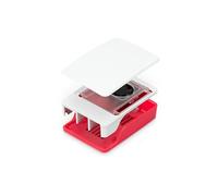 Raspberry Pi Funda - para Raspberry Pi 5 (Rojo/Blanco)