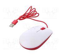 Oficial Raspberry Pi Mouse (Red/White)