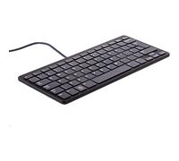 Raspberry Pi Teclado Raspberry Negro USB Teclado Alemán, QWERTZ, Windows Negro Hub USB, SC0198