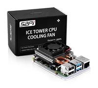 Raspberry Pi Ultra Thin Ice Tower Cooler, Cooling Fan with Heatsink for Raspberry Pi 4 Model B 8GB/4GB/2GB