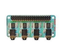 RASPIAUDIO Tarjeta de Sonido DAC Hat de Audio de 8 Salidas Solo para Raspberry PI5 - Mejor Calidad Que USB