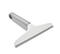 Rasqueta Multiusos OXO Good Grips con Gancho - Hoja Flexible de Silicona para un Secado sin Rayas - 25 cm de Ancho - Mango Antideslizante - Ideal para Cristales de Ducha, Espejos, Azulejos y Ventanas