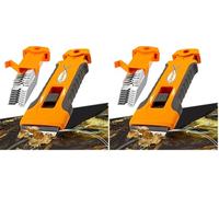 Rasqueta Vitrocerámica Profesional 15 Cuchilla Rascador Vitroceramica para limpieza, Rascador de Horno No Rasca para Rascar la Estufa, integradas para el raspador de cristal (Paquete de 2)