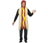Rasta Imposta 304 - Disfraz de perro caliente ligero para Halloween, multicolor, talla única