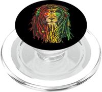Rasta Lion Cool Dreadlock Rastafari para Amantes de la Rasta PopSockets PopGrip para MagSafe