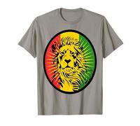 Rasta Lion Reggae Dreadlocks profile for Rastafari lover Camiseta