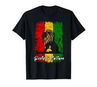 Rasta Reggae Lion Of Judah Auriculares Jamaicano Reggae Music Camiseta