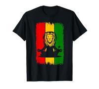 Rasta Reggae Lion Of Judah Jamaican Reggae Music Auriculares Camiseta