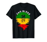 Rasta Reggae Lion Of Judah Jamaican Reggae Music Auriculares Camiseta